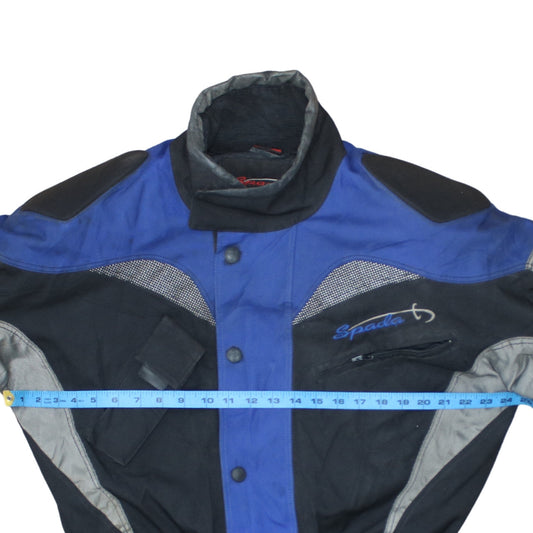 Mens UK Size XL Spada Blue Motorcycle Jacket