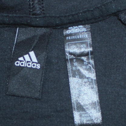 Womens UK Size 12 adidas Black Full Zip Hoodie