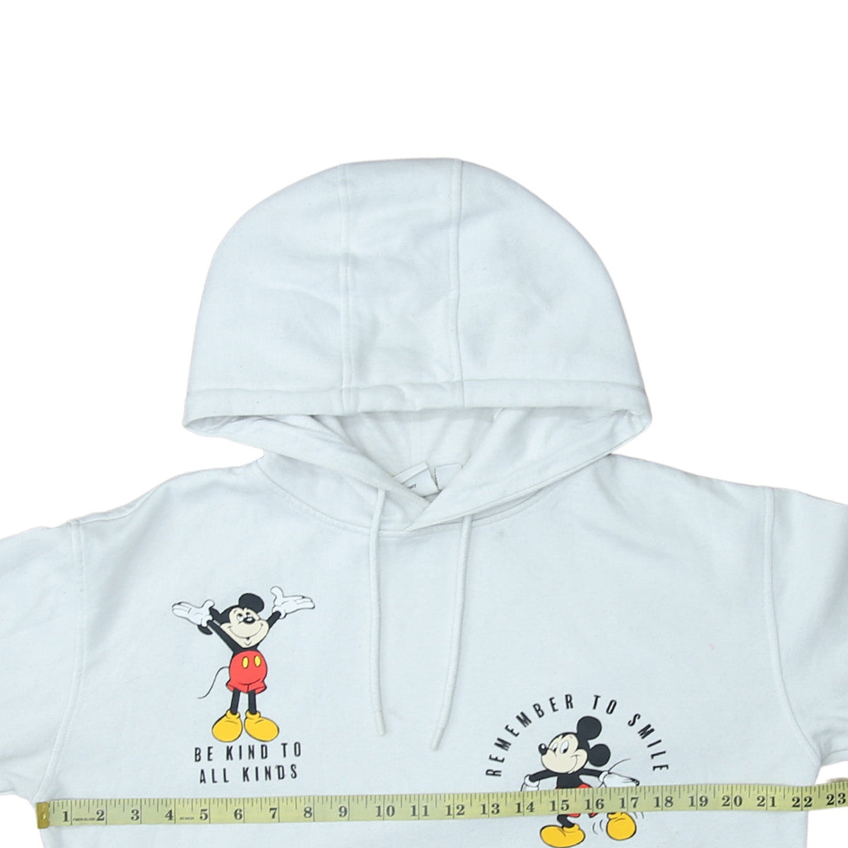 Womens UK Size 12/14 Primark White Pullover Hoodie