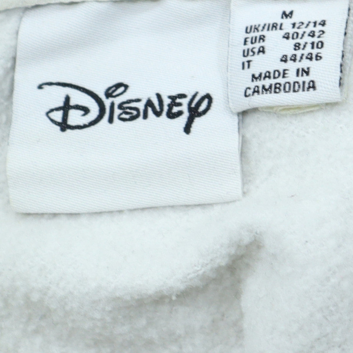 Womens UK Size 12/14 Primark White Pullover Hoodie