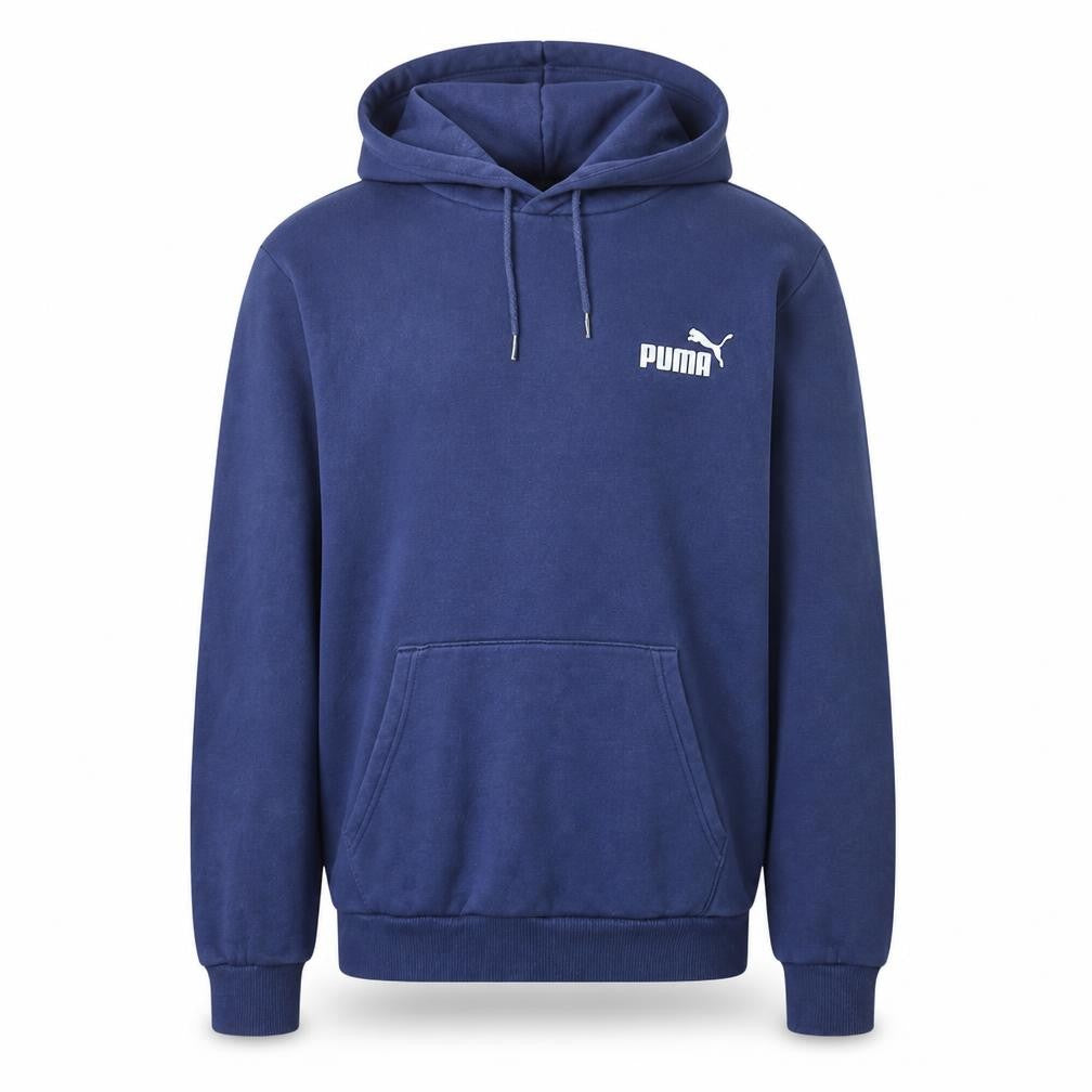 Mens UK Size S PUMA Blue Pullover Hoodie