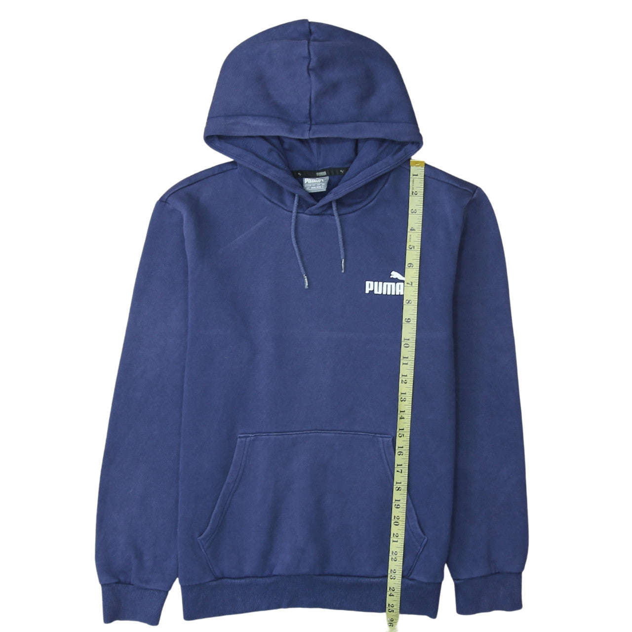 Mens UK Size S PUMA Blue Pullover Hoodie