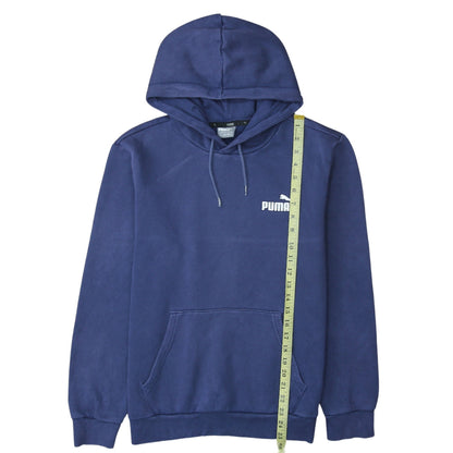Mens UK Size S PUMA Blue Pullover Hoodie