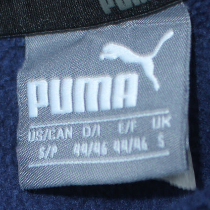 Mens UK Size S PUMA Blue Pullover Hoodie