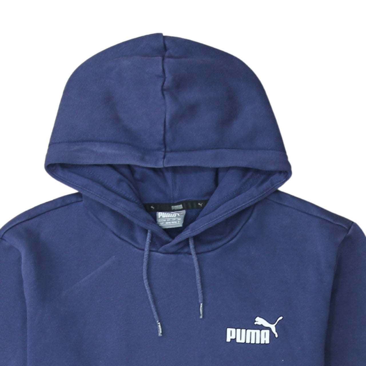 Mens UK Size S PUMA Blue Pullover Hoodie