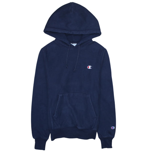 Mens UK Size XS Champion Blue Pullover Hoodie