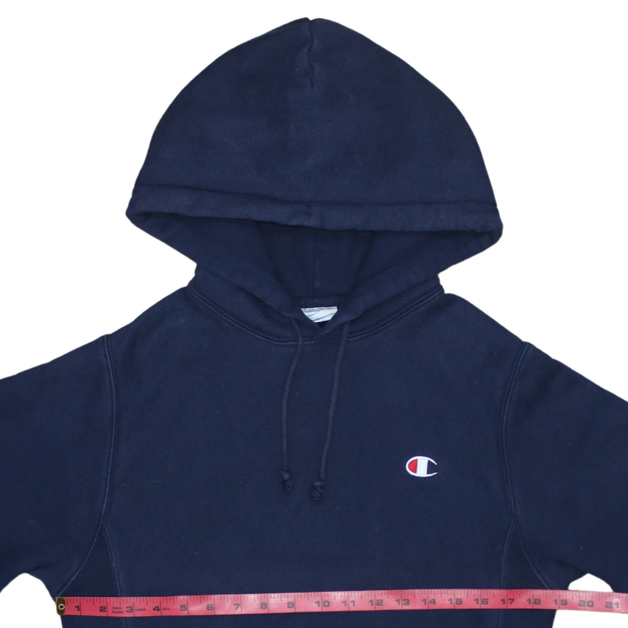 Mens UK Size XS Champion Blue Pullover Hoodie