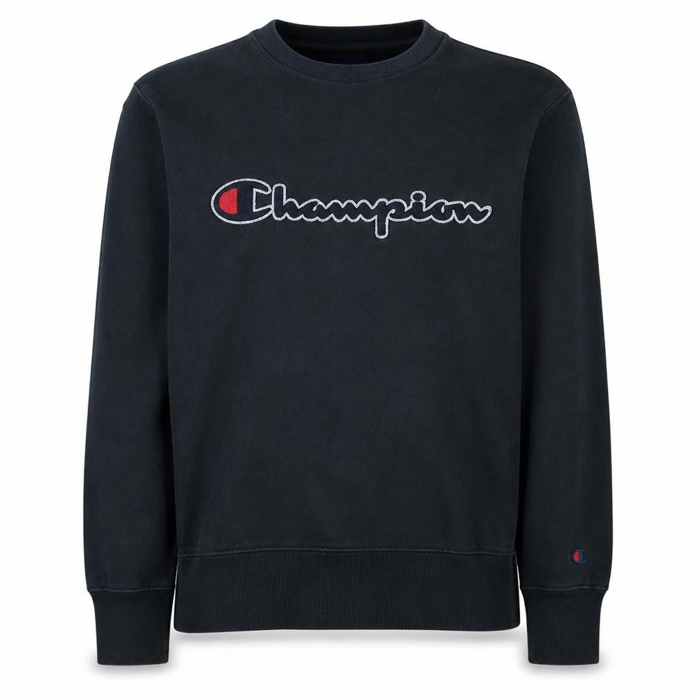 Mens UK Size S Champion Black Pullover Sweatshirt