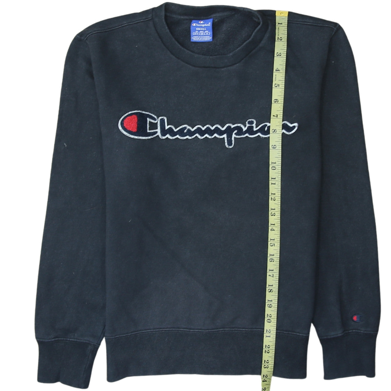 Mens UK Size S Champion Black Pullover Sweatshirt