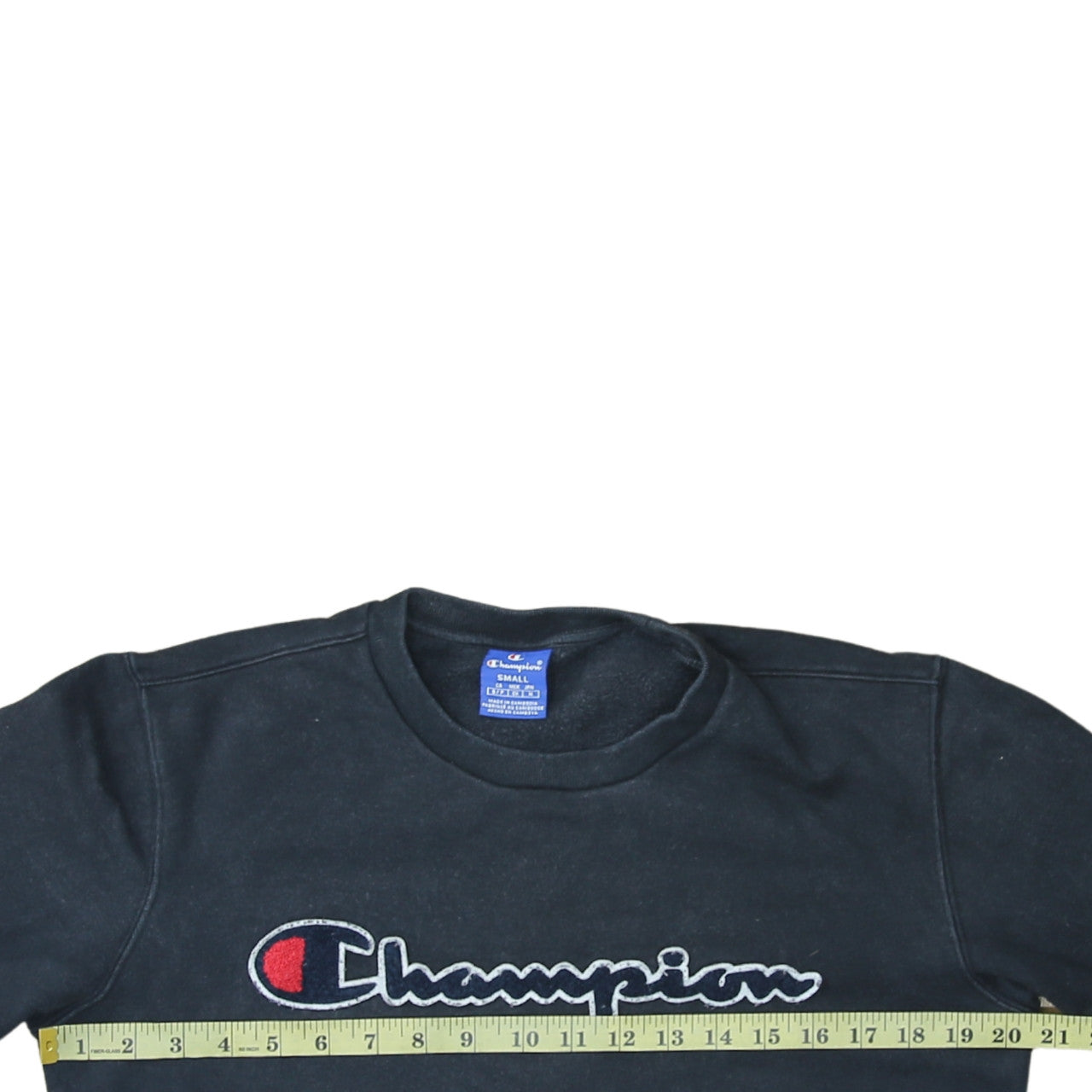Mens UK Size S Champion Black Pullover Sweatshirt