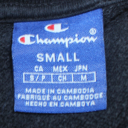 Mens UK Size S Champion Black Pullover Sweatshirt