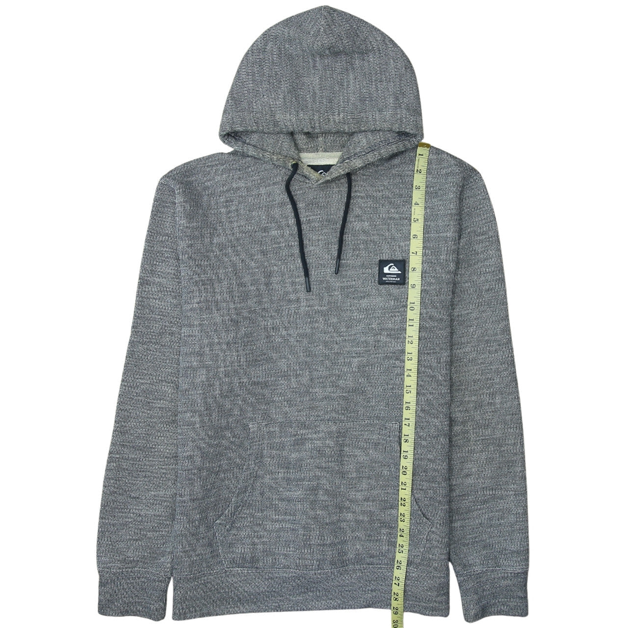 Mens UK Size XL Quiksilver Grey Pullover Hoodie