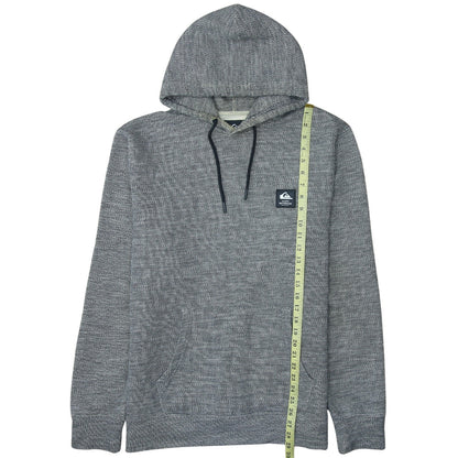 Mens UK Size XL Quiksilver Grey Pullover Hoodie