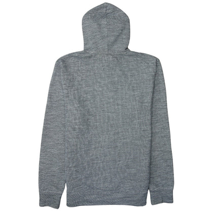Mens UK Size XL Quiksilver Grey Pullover Hoodie