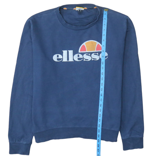 Womens UK Size 16 ellesse Blue Pullover Sweatshirt