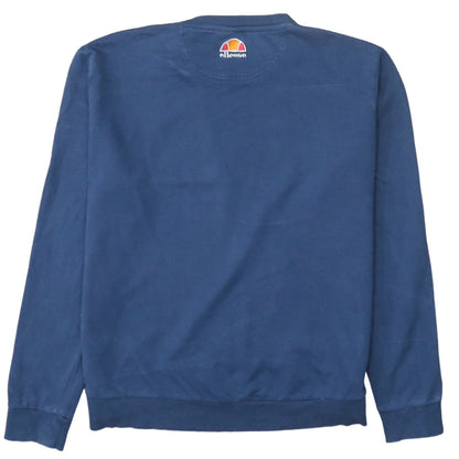 Womens UK Size 16 ellesse Blue Pullover Sweatshirt