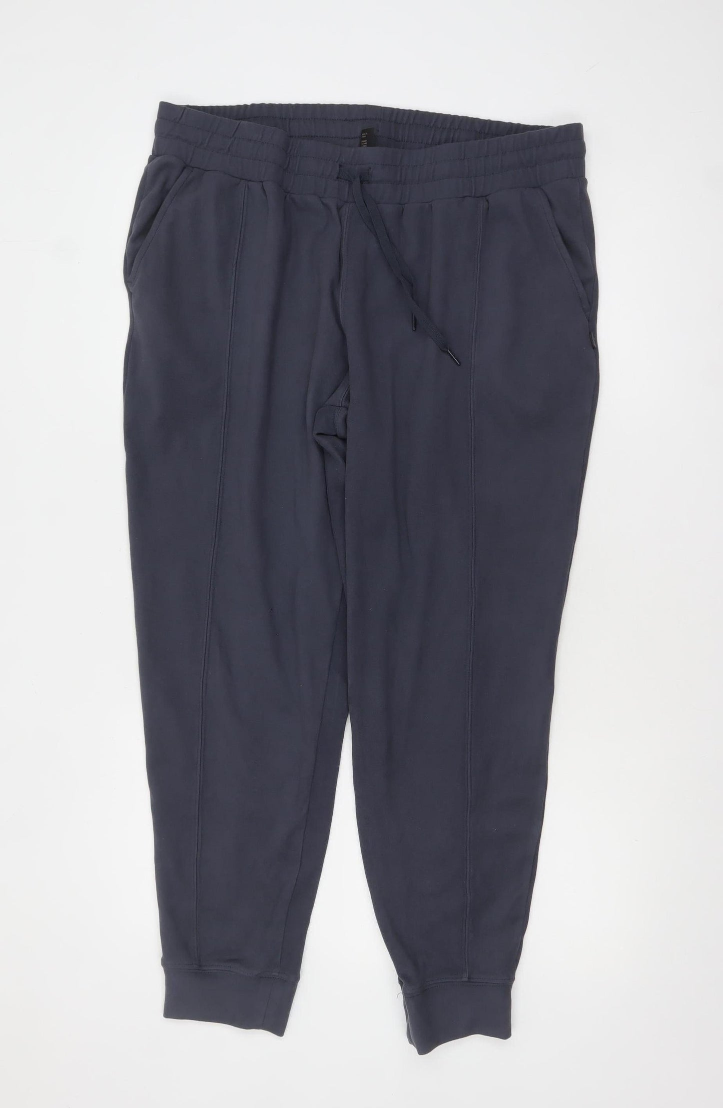Womens UK Size XL MONDETTA Regular Fit Jogger Blue Trousers
