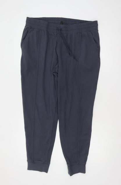 Womens UK Size XL MONDETTA Regular Fit Jogger Blue Trousers