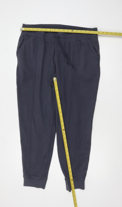 Womens UK Size XL MONDETTA Regular Fit Jogger Blue Trousers