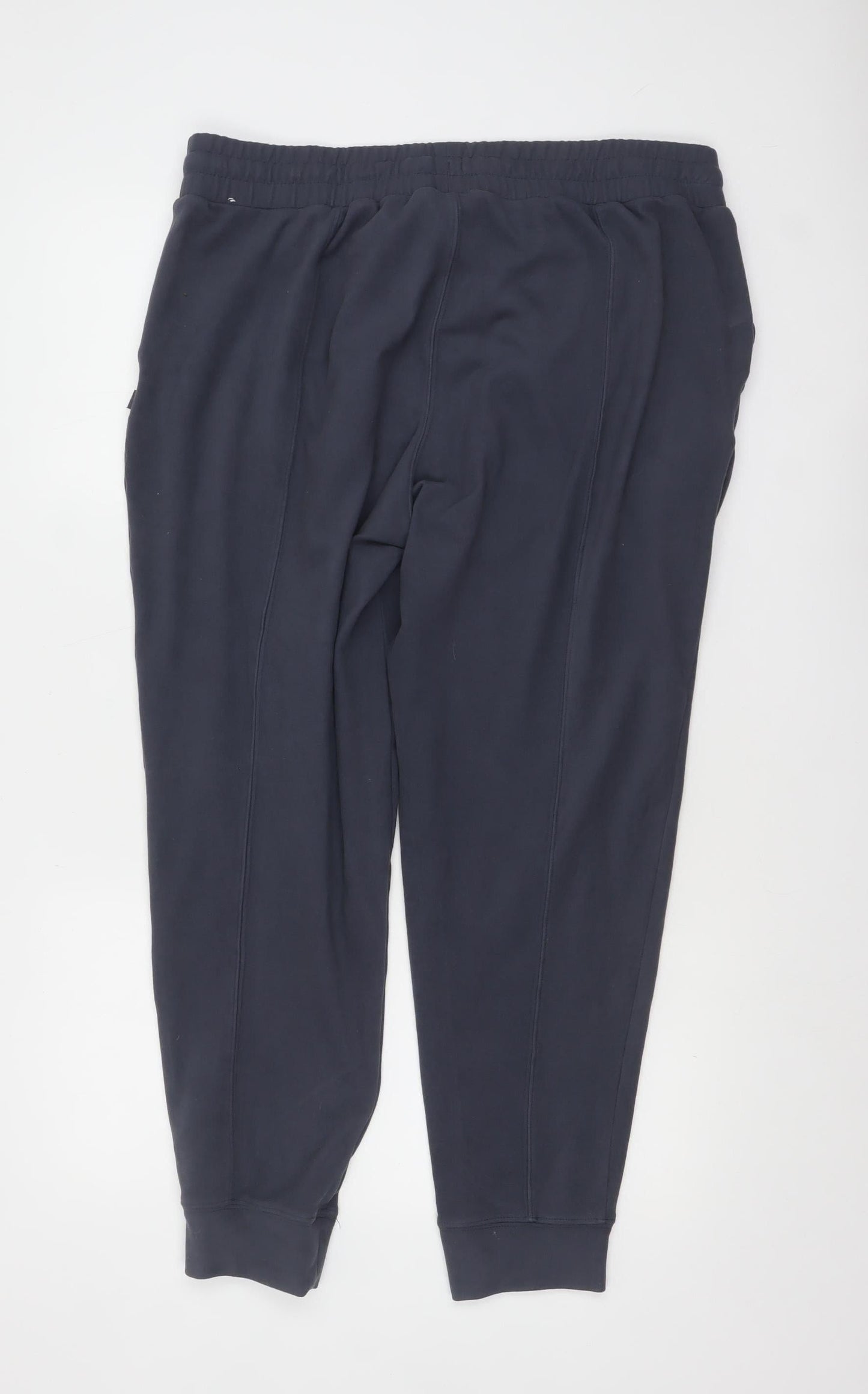 Womens UK Size XL MONDETTA Regular Fit Jogger Blue Trousers