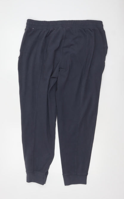 Womens UK Size XL MONDETTA Regular Fit Jogger Blue Trousers