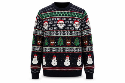 George Men's Multicoloured Christmas Pullover Jumper M
