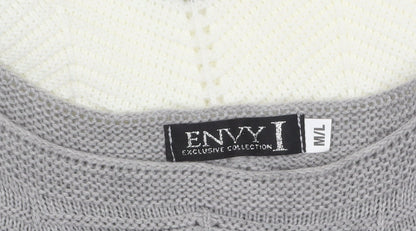 ENVY Women’s Multicoloured Knit Pullover Jumper M