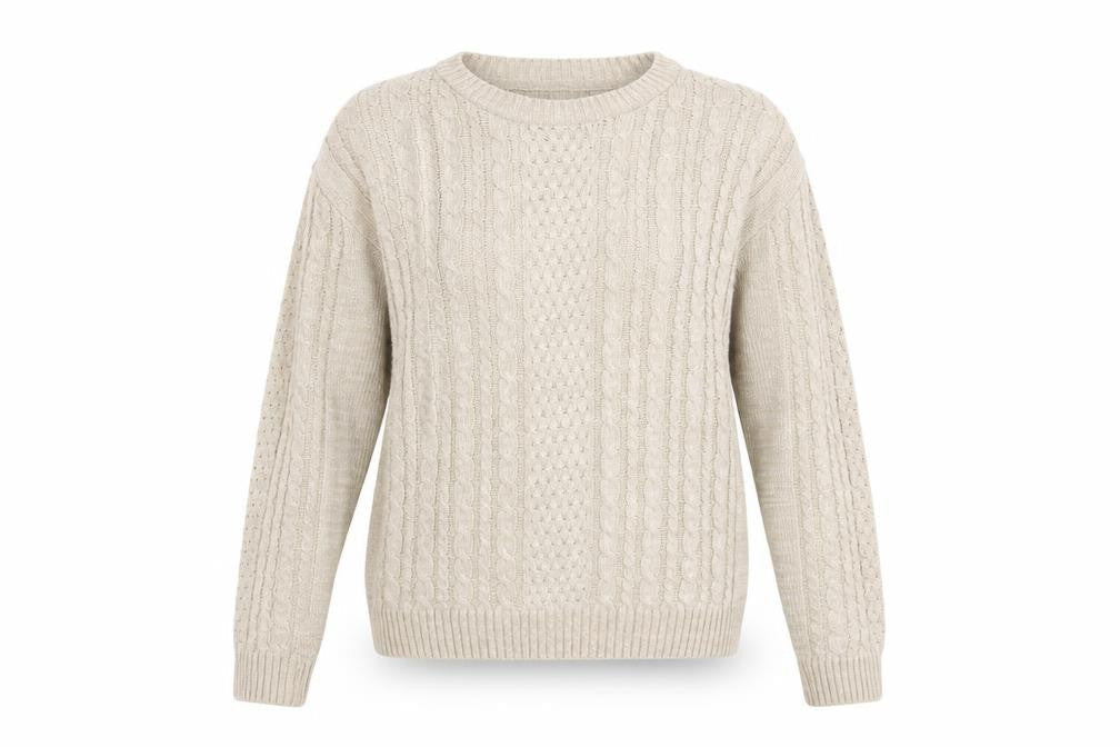 Womens UK Size S Refectory Beige Pullover Jumper