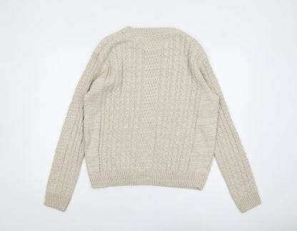 Womens UK Size S Refectory Beige Pullover Jumper