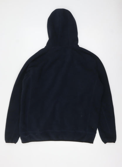 Mens UK Size XL Kensington Eastside Blue Full Zip Hoodie