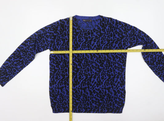 Womens UK Size 14 Marks and Spencer Blue Pullover Jumper