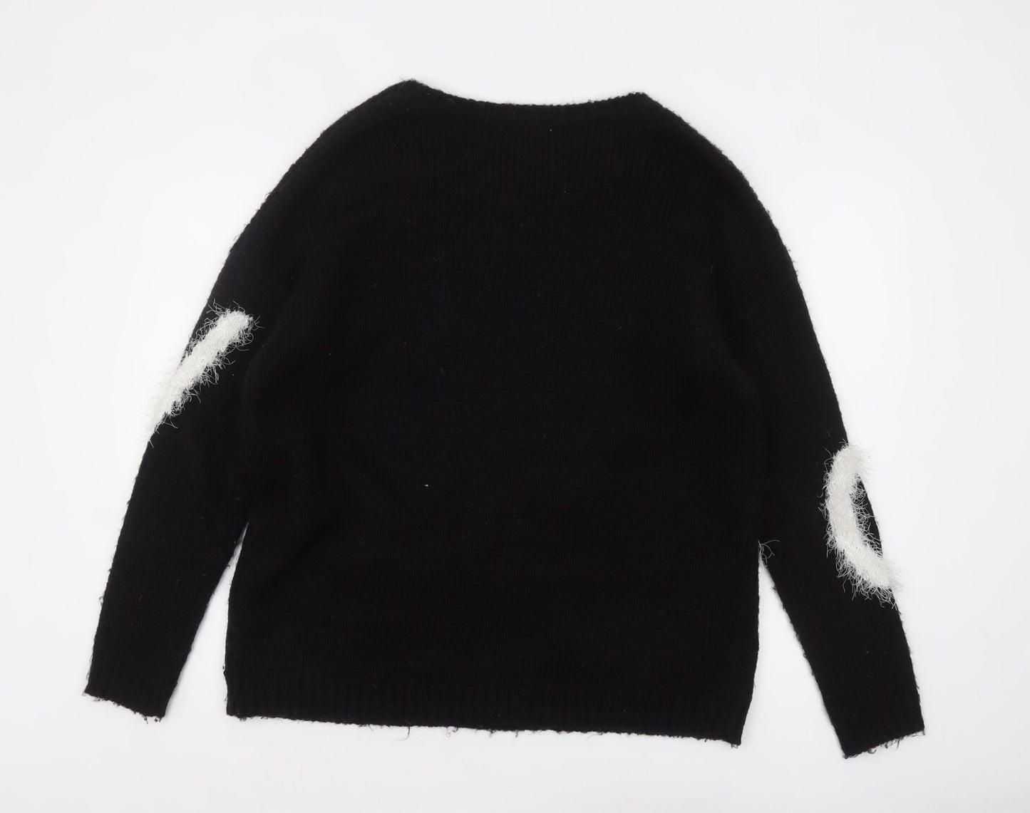 Womens UK Size 12 River Island Black Pullover Jumper