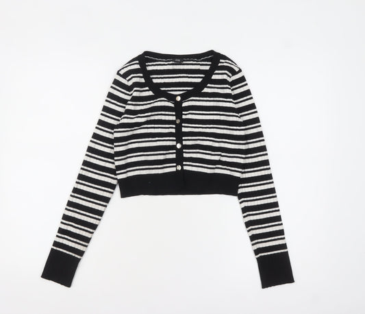 Girls UK Size 11-12 Years River Island Black Cardigan Jumper