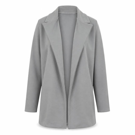 Womens UK Size 8 PRETTYLITTLETHING Grey Basic Jacket