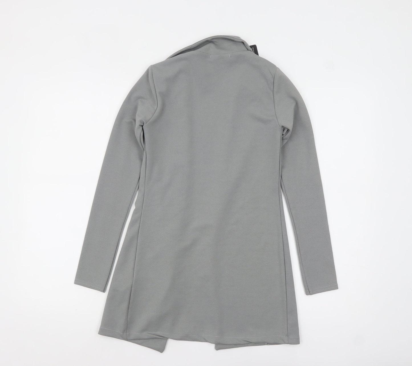 Womens UK Size 8 PRETTYLITTLETHING Grey Basic Jacket