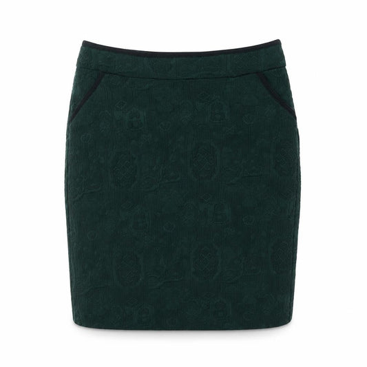 Womens UK Size 8 White Stuff Straight & Pencil Jacquard Skirt