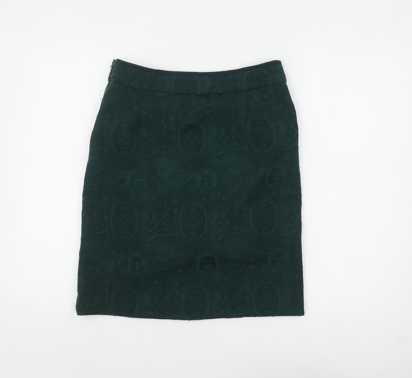 Womens UK Size 8 White Stuff Straight & Pencil Jacquard Skirt
