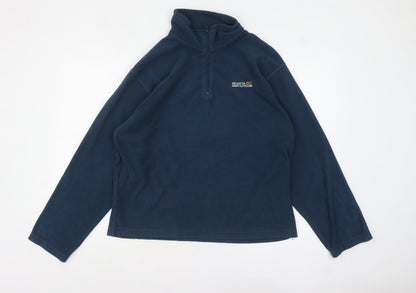 Mens UK Size M Regatta Blue Pullover Sweatshirt