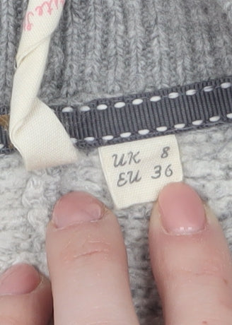 Womens UK Size 8 White Stuff Grey Cardigan Jumper