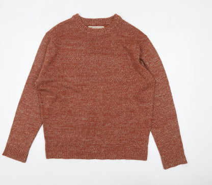 Mens UK Size L Sandstone Orange Pullover Jumper