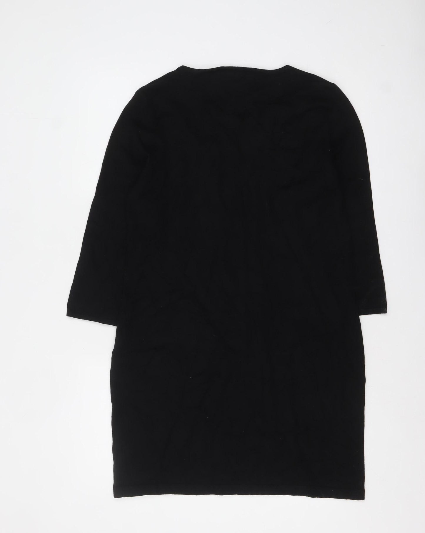 Womens UK Size 14 M&Co Black Pullover Jumper