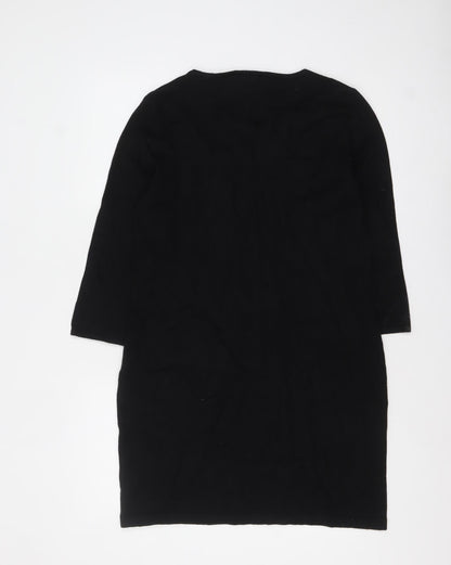 Womens UK Size 14 M&Co Black Pullover Jumper