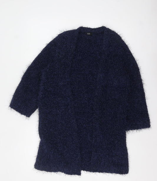 Womens UK Size 12 F&F Blue Cardigan Jumper