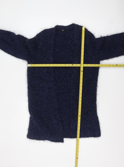 Womens UK Size 12 F&F Blue Cardigan Jumper