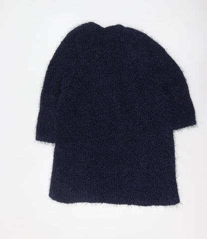 Womens UK Size 12 F&F Blue Cardigan Jumper