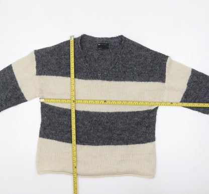 Womens UK Size S ASOS Grey Pullover Jumper