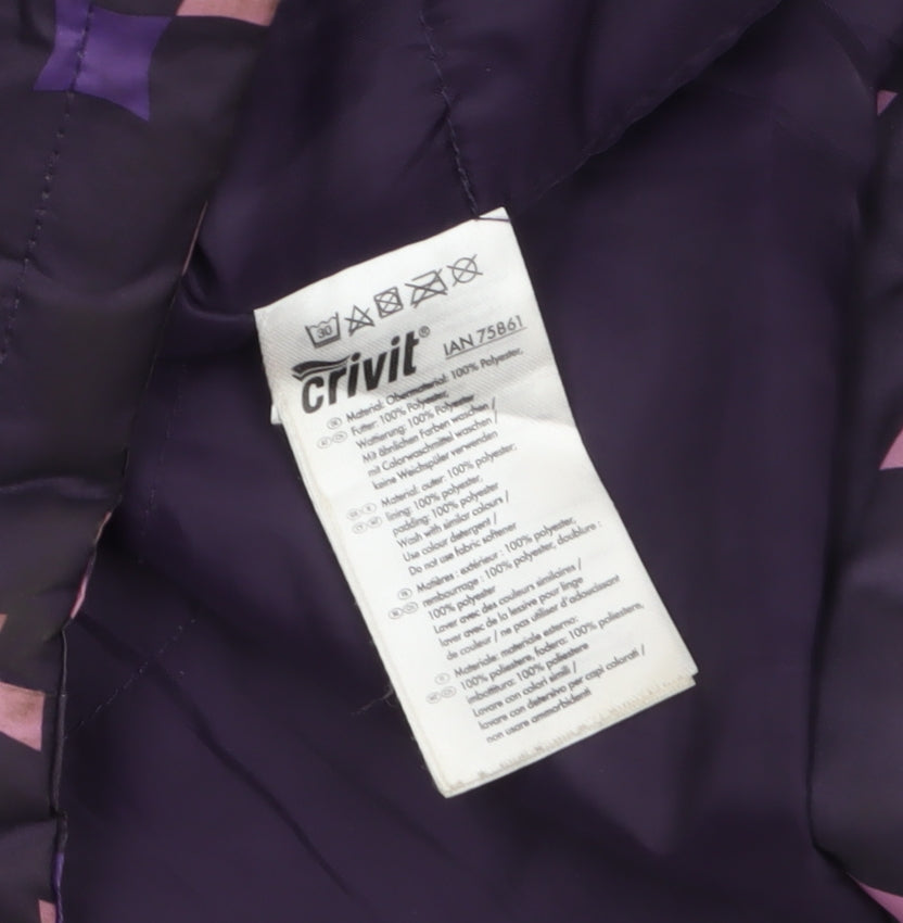 Girls UK Size 12-14 Years Crivit Purple Ski Jacket