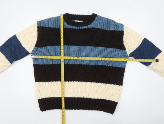 Womens UK Size 12 Zara Multicoloured Pullover Jumper