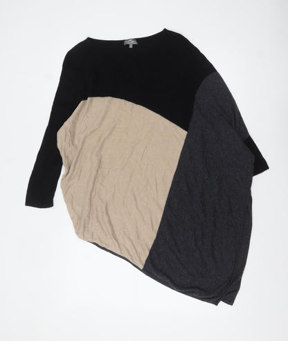 Phase Eight Women's Multicoloured Batwing Knit Jumper Size S