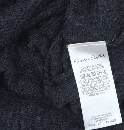 Phase Eight Women's Multicoloured Batwing Knit Jumper Size S